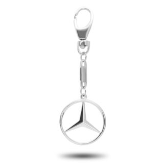 Срібний брелок для авто «Mercedes-Benz»